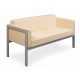 Sillón de sala de espera lyra 2 plazas