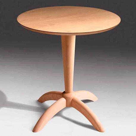 Mesa de madera patas de araña