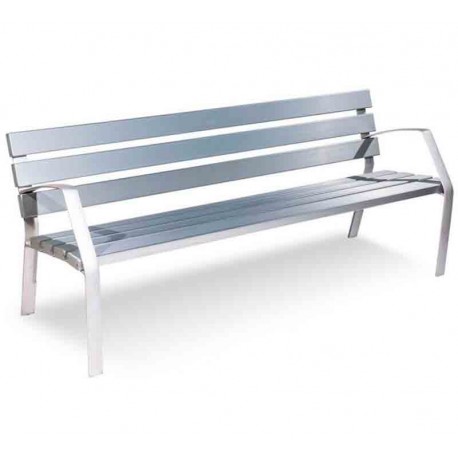 Banco en aluminio