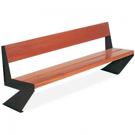 Banco de madera zenit guinea patas oxiron