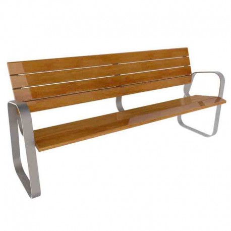 Silla de madera marina mar