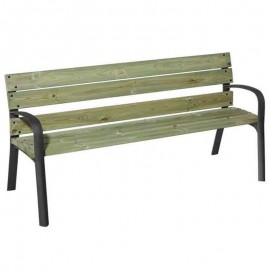 Banco de madera de pino modo