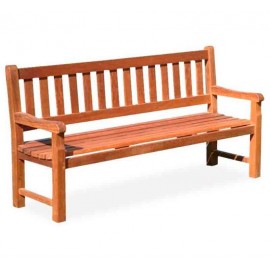 Banco de madera alpino