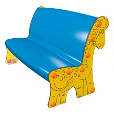 Banco infantil jirafa