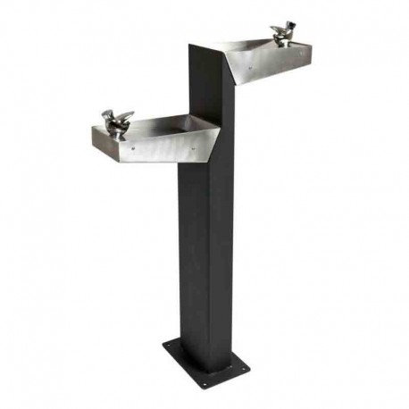Fuente 2 alturas de acero minus