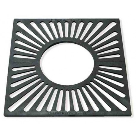 Alcorque fundición cuadrado