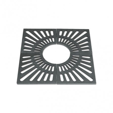 Alcorque fundición cuadrado 4 piezas