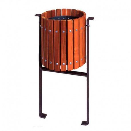 Papelera madera valladolid