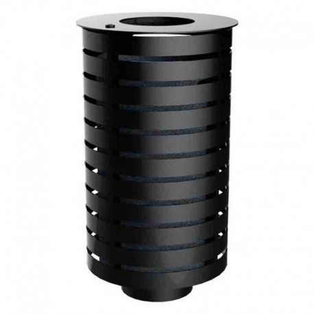 Papelera acero portaló