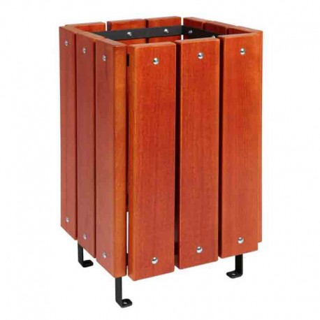 Papelera madera canadá