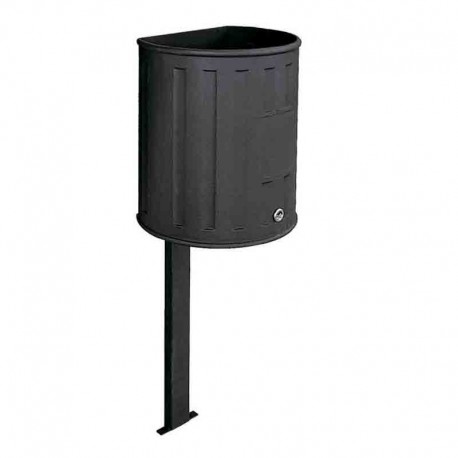 Papelera media luna tramontana