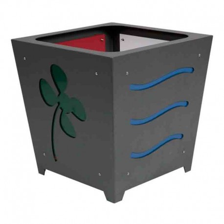 Jardinera acero cube