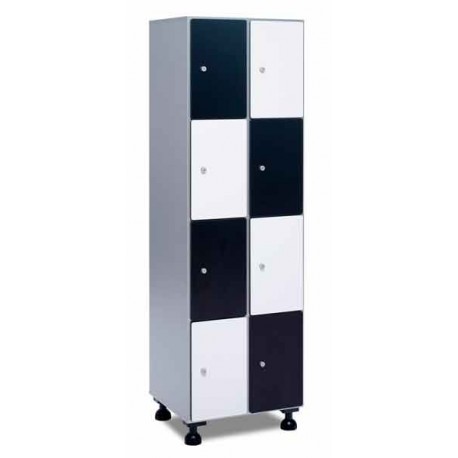 Taquillas de melamina con puertas fenólicas