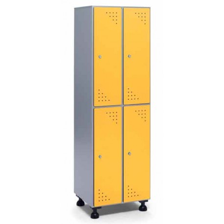 Taquillas de melamina con puertas fenólicas