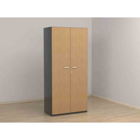 Armario de oficina metálico con puertas de melamina