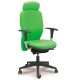Sillón de dirección ceres tapizado con cabecero