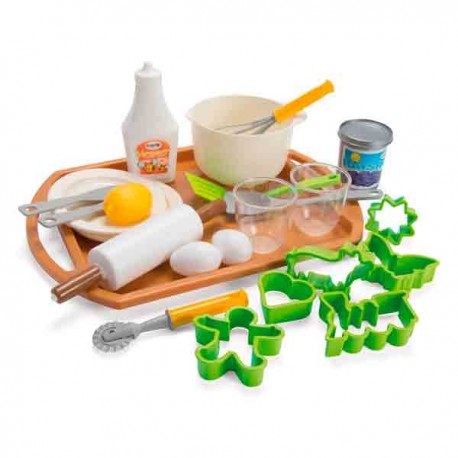 Conjunto de comida, troqueles y menaje