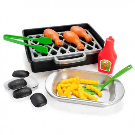 Conjunto barbacoa de pollo