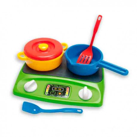 Cocina de juguete con complementos