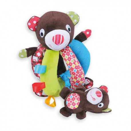 Pelota con traqueteo oso y osito