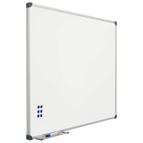 Pizarra blanca mural acero vitrificado