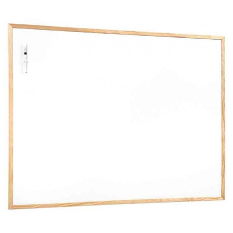 Pizarra blanca marco madera