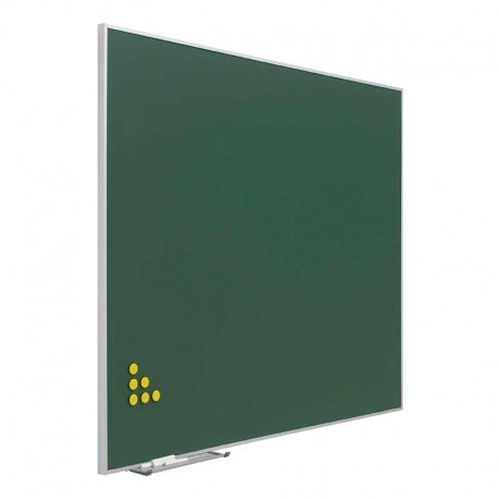 Pizarra verde acero vitrificado marco mini
