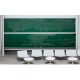 Pizarra verde acero vitrificado guillotina
