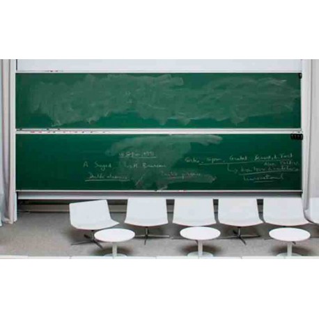 Pizarra verde acero vitrificado guillotina