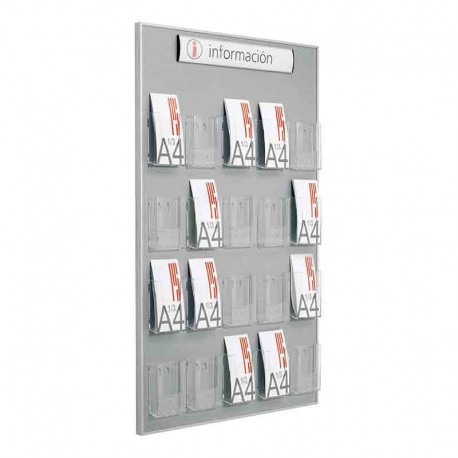 Expositor mural Soft tríptico