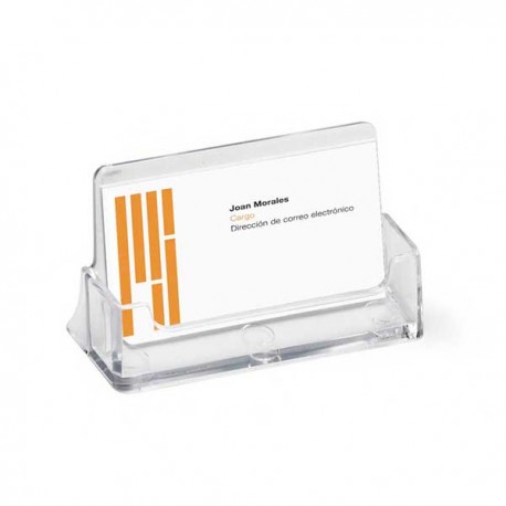 Tarjetero de metacrilato