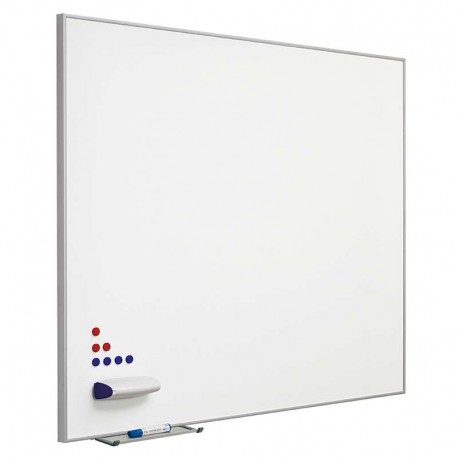 Pizarra blanca acero vitrificado marco mini