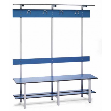 Banco fenólico 150 con ropero/sombrerero