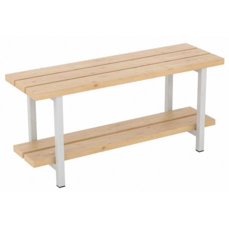 Banco de madera de pino 100 con zapatero