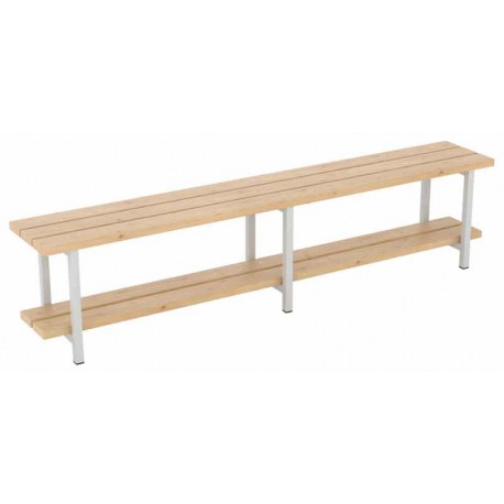 Banco de madera de pino 200 con zapatero