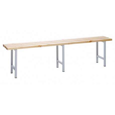 Banco de vestuario en madera de pino 200