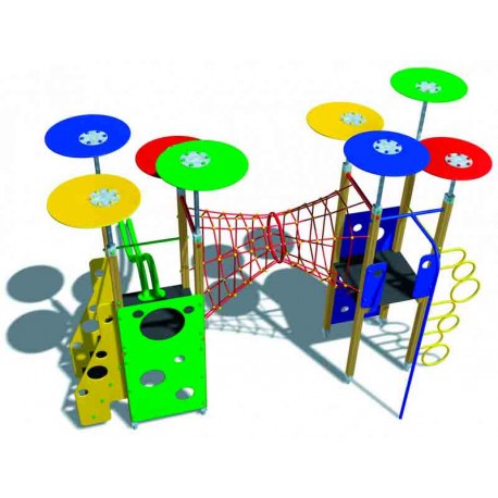 Sistema de juego torres con tubo