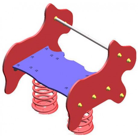 Muelle dos plazas burro