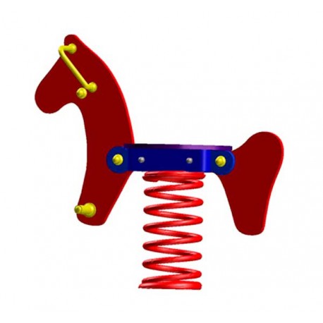 Muelle balancín caballo