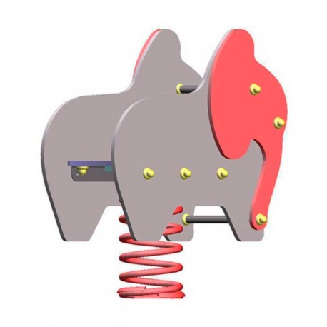 Muelle balancín elefante