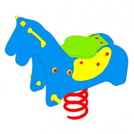 Muelle balancín poni