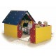 Casita de juegos con veranda