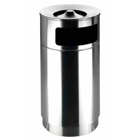 Papelera acero satinado Hard
