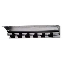 Perchero con estante aluminio Rack