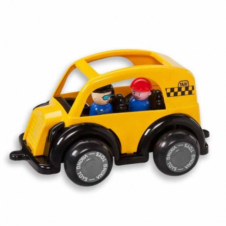 Taxi NY con dos personajes