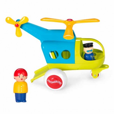 Helicóptero de rescate con 2 personajes