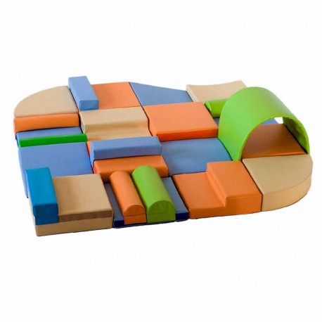 Conjunto 17 piezas y 8 obstáculos