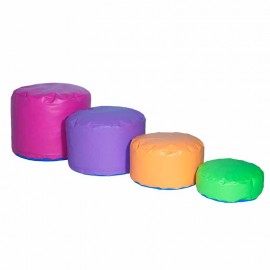 Conjunto 4 cojines redondos
