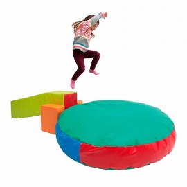Conjunto colchoneta, soporte y rampa