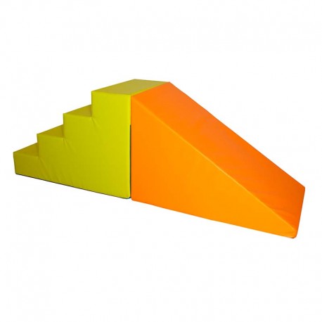 Conjunto escalera y rampa L 200 cm